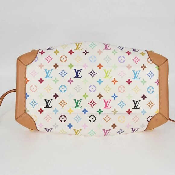 LOUIS VUITTON Monogram Multicolor Ursula Tote Bag White M40123 LV Auth PP815V - Picture 7 of 16